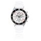 Zegarek nurkowy Chris Benz Depthmeter Chronograph 300M (czarny/biały, biały)