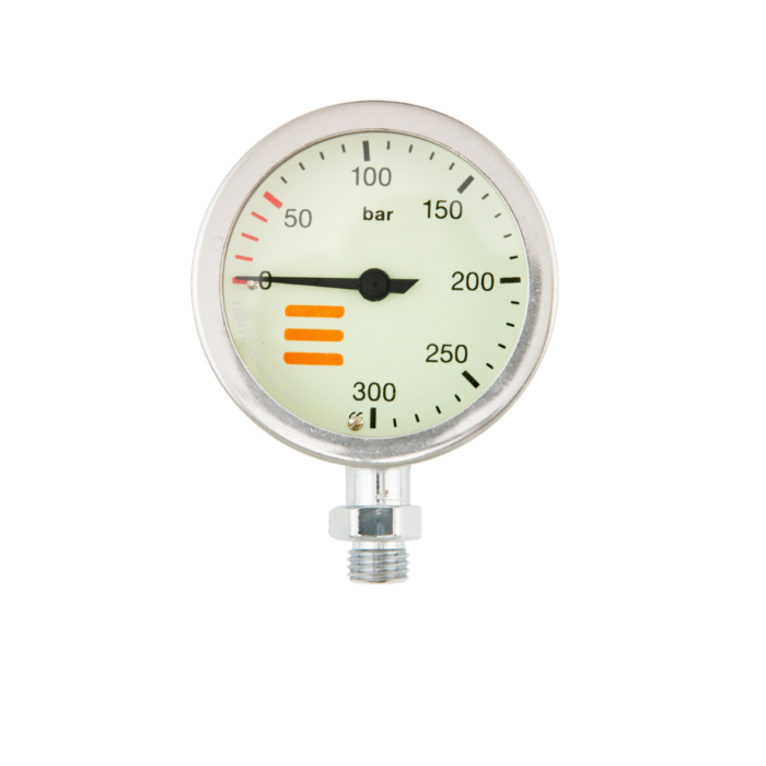 Manometr Tecline głowica 63mm chrom