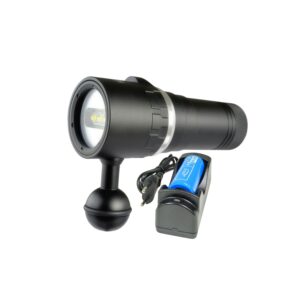 Latarka nurkowa Hi Max V16 foto video