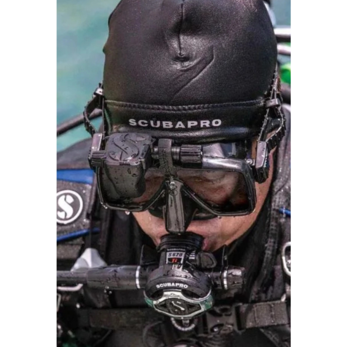 Maska nurkowa Scubapro Frameless z uchwytem HUD (3) Maska nurkowa Scubapro Frameless z uchwytem HUD (3)