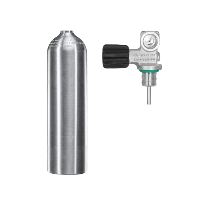 Butla aluminiowa Tecline 11.1 l z zaworem