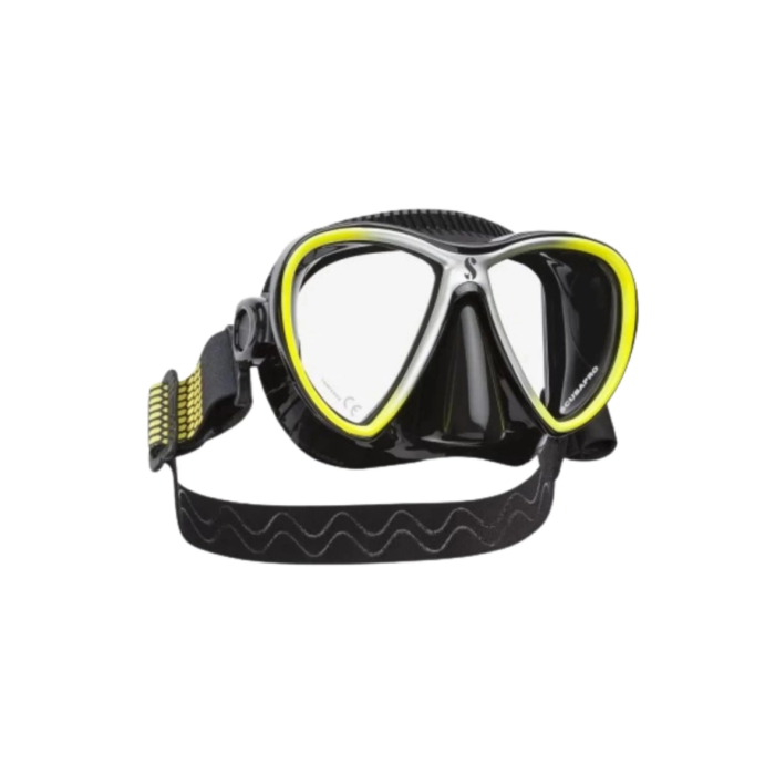 Maska nurkowa Scubapro Synergy Twin black-yellow Maska nurkowa Scubapro Synergy Twin black-yellow