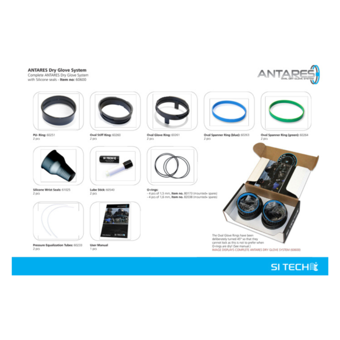 Pierścienie owalne SiTech Antares