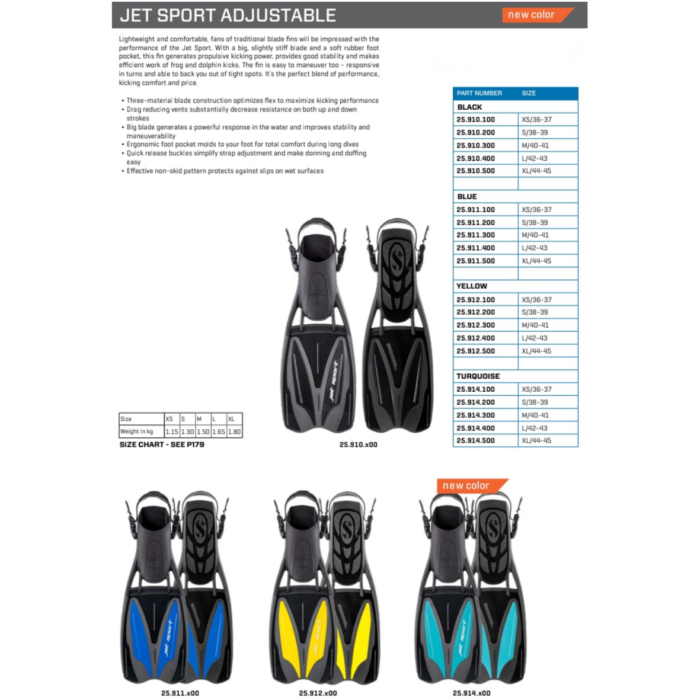 Płetwy Scubapro Jet Sport paskowe Płetwy Scubapro Jet Sport paskowe