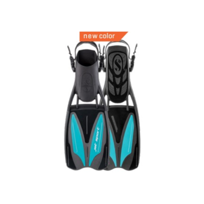 Płetwy Scubapro Jet Sport paskowe turkusowe Płetwy Scubapro Jet Sport paskowe turkusowe