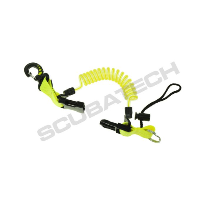 SCUBATECH retraktor spirala warianty żółty SCUBATECH retraktor spirala warianty żółty