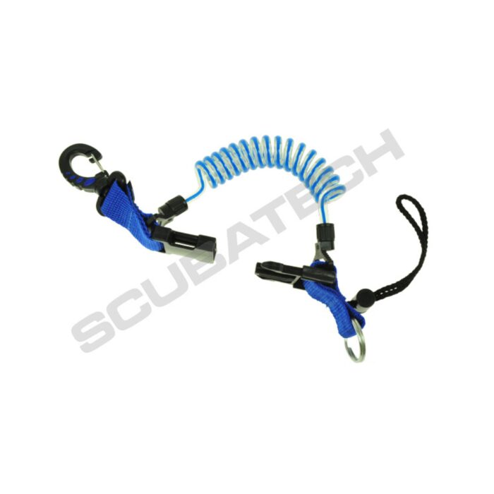 SCUBATECH retraktor spirala niebieski SCUBATECH retraktor spirala niebieski
