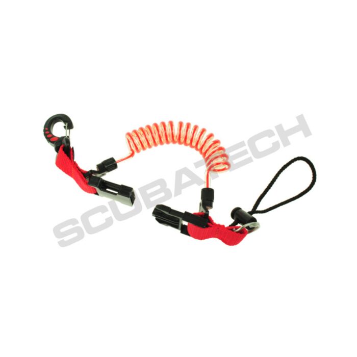 SCUBATECH retraktor spirala warianty czerwony SCUBATECH retraktor spirala warianty czerwony