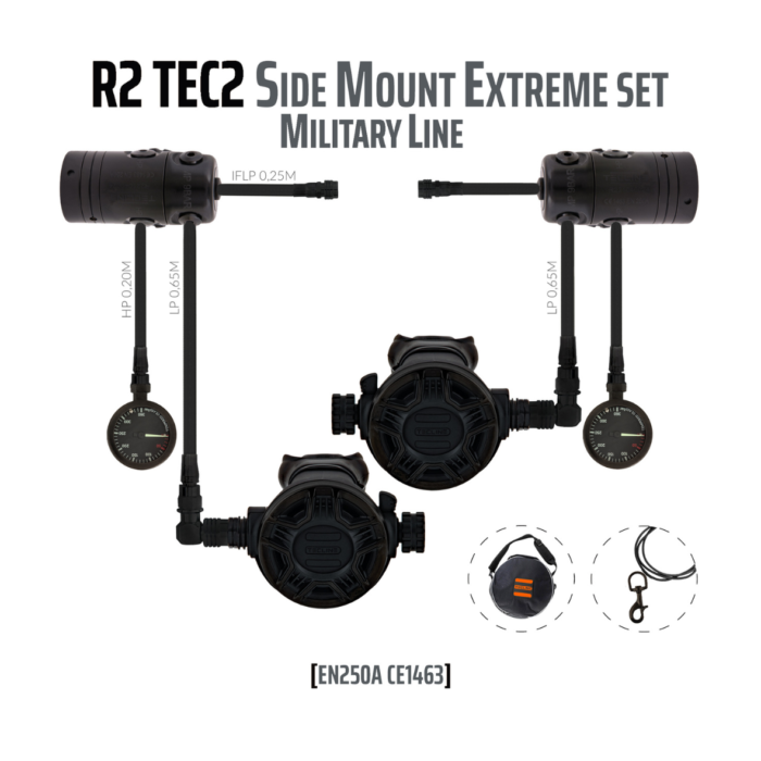 Automaty oddechowe Tecline R2 TEC2 SideMount ML (1)