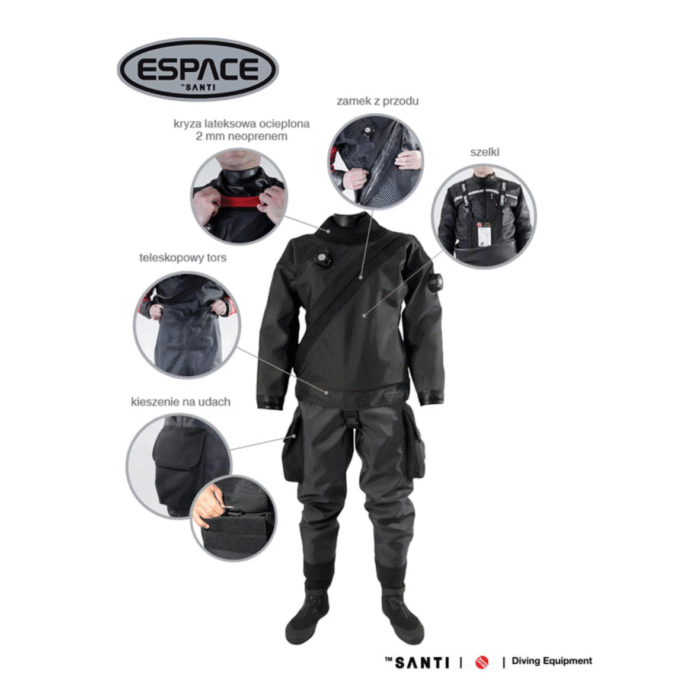 Skafander suchy Santi E.Space (3) Skafander suchy Santi E.Space (3)
