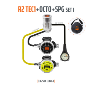 Automaty oddechowe Tecline R2 TEC1 z oktopusem manometr