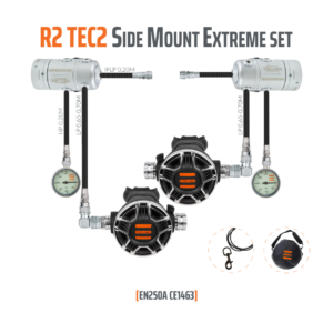 Automaty oddechowe Tecline R2 TEC2 Extreme SideMount