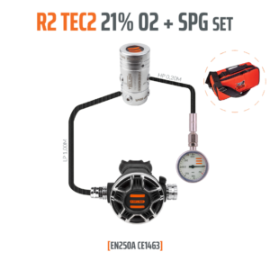 Automaty oddechowe Tecline R2 TEC2 O2 G58 Stage manometr