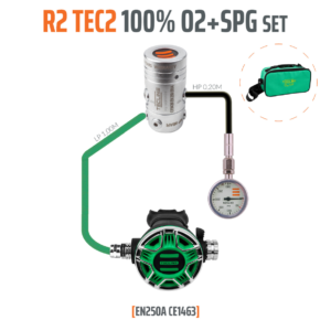 Automaty oddechowe Tecline R2 TEC2 O2 Stage manometr