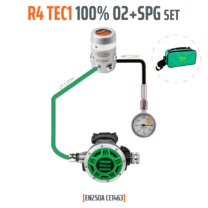 Automaty oddechowe Tecline R4 TEC1 O2 Stage manometr