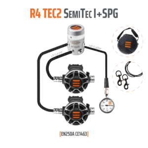 Automaty oddechowe Tecline R4 TEC2 SemiTec manometr