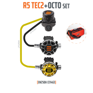 Automaty oddechowe Tecline R5 TEC2 z oktopusem