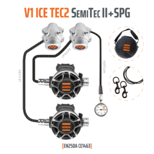 Automaty oddechowe Tecline V1 ICE TEC2 SemiTec manometr