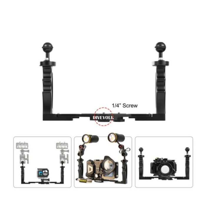 Podstawa regulowana Divevolk z podwójnym uchwytem (2) Podstawa regulowana Divevolk z podwójnym uchwytem (2)
