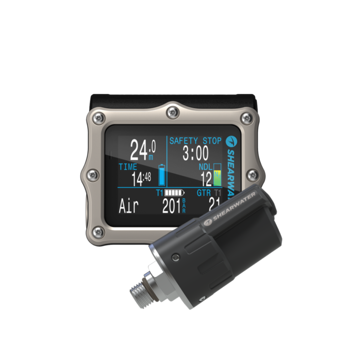 Komputer nurkowy Shearwater Perdix 2 Ti z transmiterem Swift