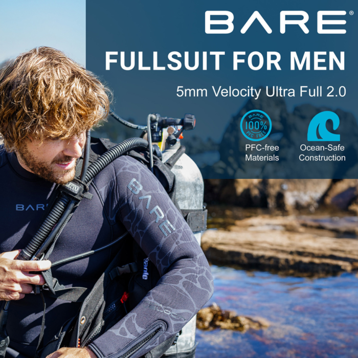 Skafander neoprenowy Bare Velocity Ultra 2.0 5 mm (8) Skafander neoprenowy Bare Velocity Ultra 2.0 5 mm (8)