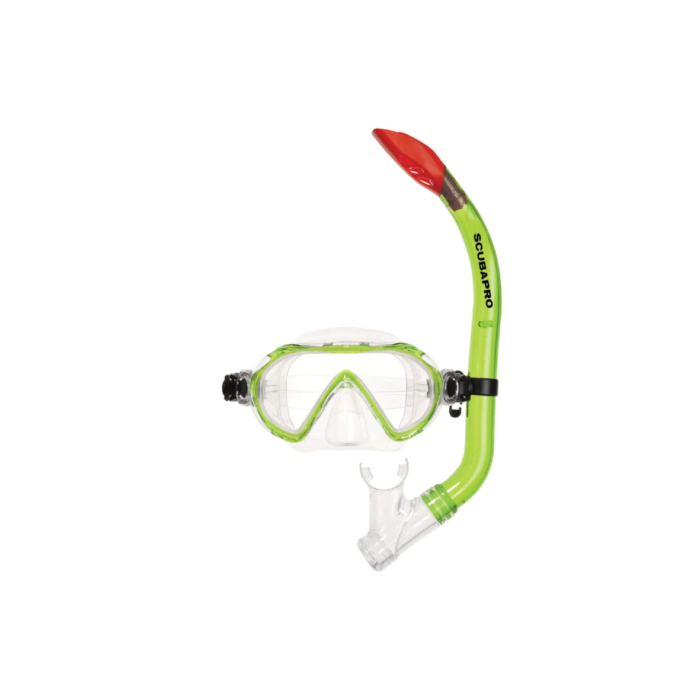 Zestaw maska fajka Scubapro Spider Combo zielony Zestaw maska fajka Scubapro Spider Combo zielony