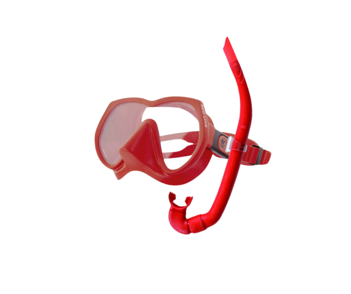 Zestaw maska fajka Poseidon Red Line