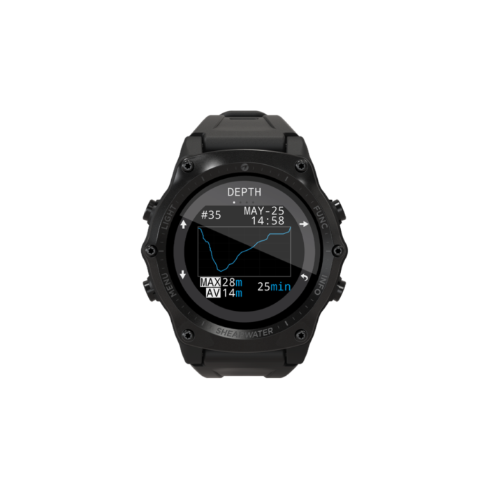 Komputer nurkowy Shearwater Teric czarny Komputer nurkowy Shearwater Teric czarny