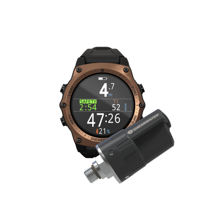 Komputer nurkowy Shearwater Teric Bronze z transmiterem Swift Komputer nurkowy Shearwater Teric Bronze z transmiterem Swift