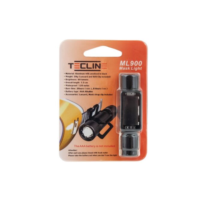 Latarka nurkowa do maski Tecline ML900 (2) Latarka nurkowa do maski Tecline ML900 (2)