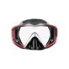 Maska nurkowa Cressi Liberty Triside czerwona (1)