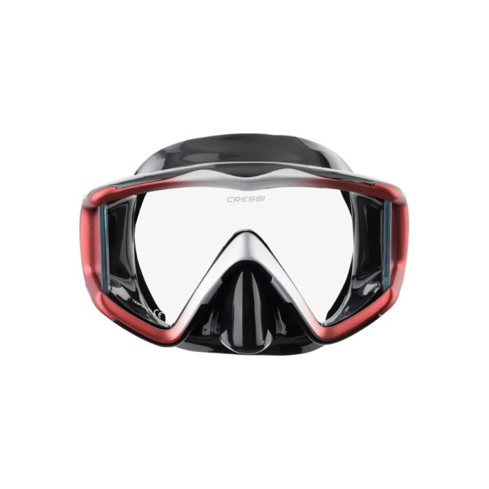 Maska nurkowa Cressi Liberty Triside czerwona (1) Maska nurkowa Cressi Liberty Triside czerwona (1)