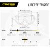 Maska nurkowa Cressi Liberty Triside wymiary