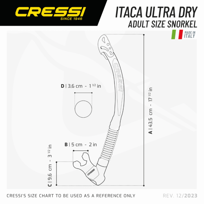Fajka nurkowa Cressi Itaca Ultra Dry (2) Fajka nurkowa Cressi Itaca Ultra Dry (2)