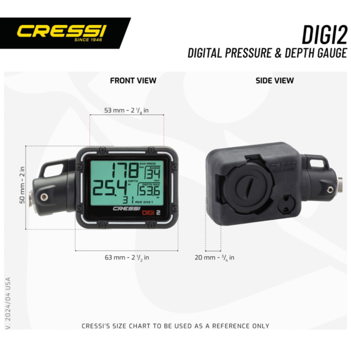 Konsola cyfrowa Cressi Digi 2 Konsola cyfrowa Cressi Digi 2