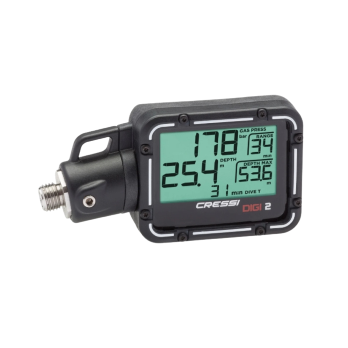 Konsola cyfrowa Cressi Digi 2 czarna Konsola cyfrowa Cressi Digi 2 czarna
