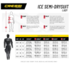 Skafander półsuchy Cressi Ice Semi Drysuit Lady 7mm tabela rozmiarów