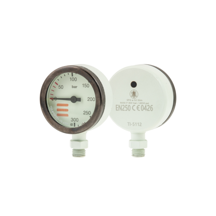 Manometr Tecline głowica 52 mm biały Manometr Tecline głowica 52 mm biały