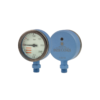 Manometr Tecline głowica 52 mm niebieski