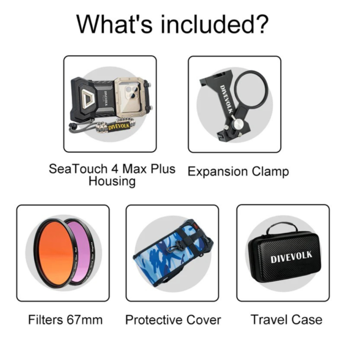 Zestaw do fotografii podwodnej Divevolk Filters Kit (5) Zestaw do fotografii podwodnej Divevolk Filters Kit (5)