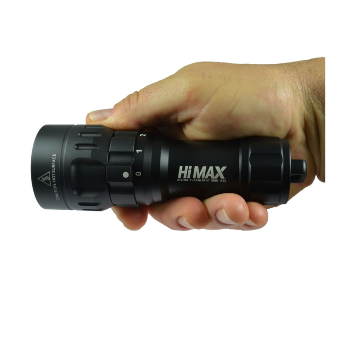 Latarka nurkowa Hi Max X12 zestaw (4) Latarka nurkowa Hi Max X12 zestaw (4)