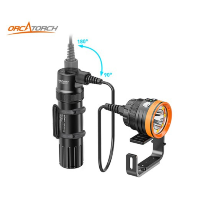 Latarka nurkowa OrcaTorch FlexDive Canister Latarka nurkowa OrcaTorch FlexDive Canister