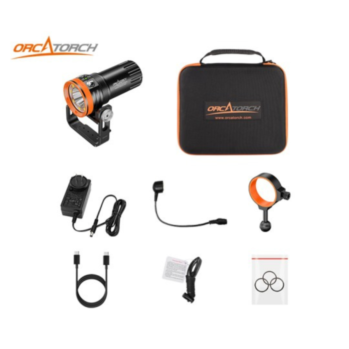 Latarka nurkowa OrcaTorch FlexDive Handheld (2) Latarka nurkowa OrcaTorch FlexDive Handheld (2)